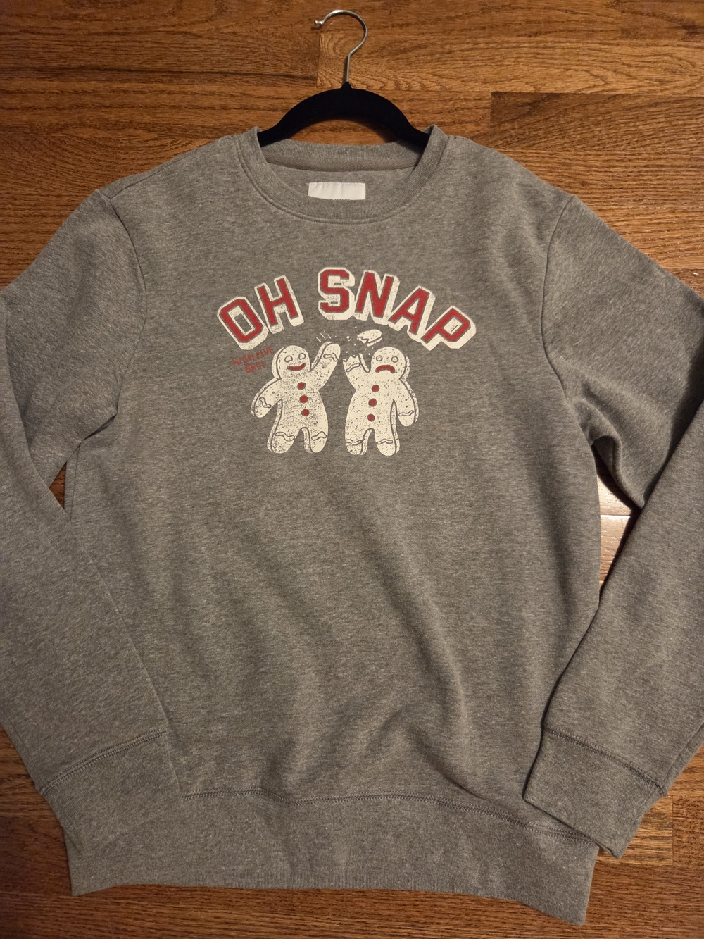 Like New, Old Navy 'Oh Snap' Crewneck Sweatshirt - Men's Casual Pullover, Small